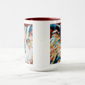 Owl Painting - Gift for Animal Lovers マグカップ (中央)