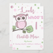 Owl Party 招待状 (正面/裏面)