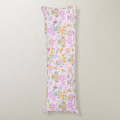 Owl Pastel Pink ボディピロー (正面縦)