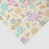 Owl Pastel Yellow   薄葉紙 (詳細)