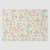 Owl Pastel Yellow   薄葉紙 (正面)