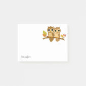 Owl Personalize Post-it®メモ ポストイット (正面)