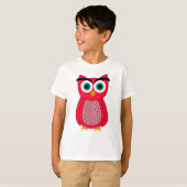 Owl Photo Print Tシャツ (正面フル)