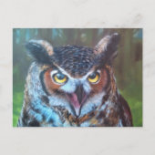 Owl Postcard ポストカード (正面)