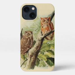 Owl Print Notebook iPhone 13ケース