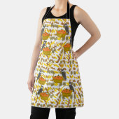 Owl & Pumpkin Harvest" Apron | All-Over Print エプロン (インサイチュ)