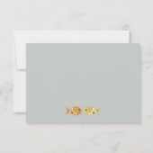 Owl & Pussycat Storybook 結婚's (Sea Blue) RSVP (裏面)