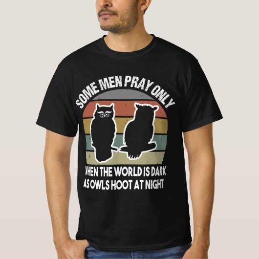 Owl quote gift for owl lovers tシャツ (正面)