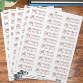 Owl Rainbow先生教室ライブラリ予算ラベル ラベル