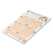 Owl Rainbow Substitute Reportメモ帳 ノートパッド (アングル)