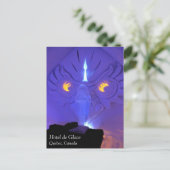 Owl Room, Hotel de Glace，ケベック，カナダ ポストカード (スタンド正面)