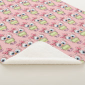 Owl Sherpa Blanket シェルパブランケット (3/4)