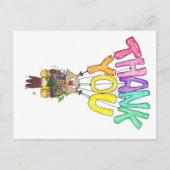 OWL THANK YOUポストカード（ニコールジャネス） ポストカード (正面)