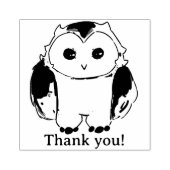Owl,  thank you! ラバースタンプ (インプリント)