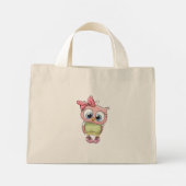 Owl Tote Bag ミニトートバッグ (裏面)
