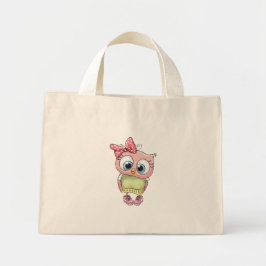 Owl Tote Bag ミニトートバッグ