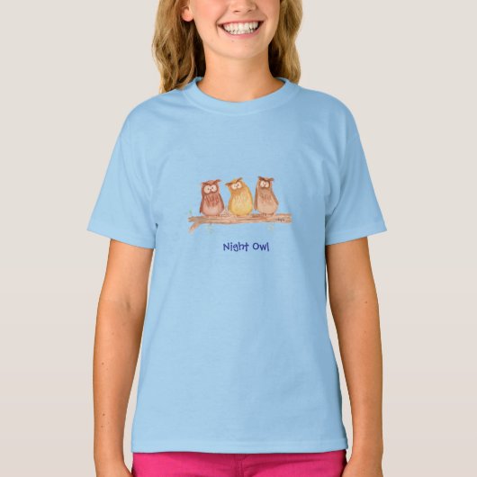 Owl Trio Tシャツ (正面)