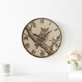 Owl Wall Clock ラージ壁時計 (ホーム)