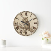 Owl Wall Clock ラージ壁時計 (ホーム)