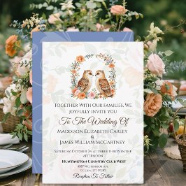 Owl wedding Invi 招待状