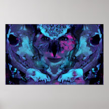 Owl Woman of Dawn Artポスター