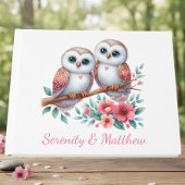 Owl Woodland Boho Rustic Country Wedding ゲストブック