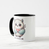 Owl You Need is Love Mug and Cups マグカップ (正面左)