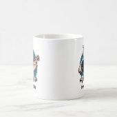 Owlays On My Mind Rock & 転が Guitar Owl Cartoon コーヒーマグカップ (中央)