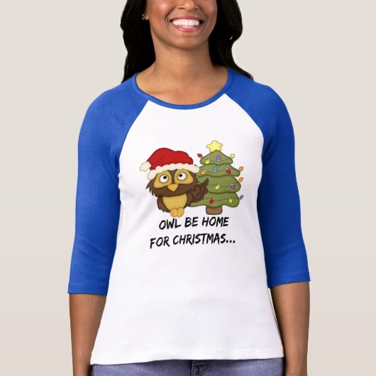 OwlBeHome4Christmas Tシャツ (正面)