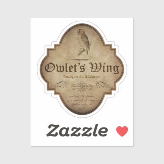 Owlet's Wing Apothecary DC シール (シート)