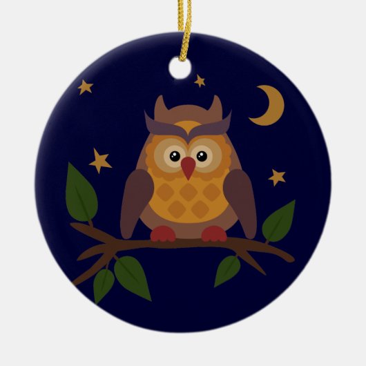 Owlie セラミックオーナメント (正面)