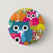 owlish 缶バッジ (正面)
