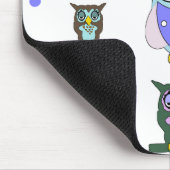 Owlsカラフルマウスパッド マウスパッド (コーナー)