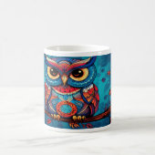 Owlsサイケデリックバージョン3 Mug コーヒーマグカップ (中央)