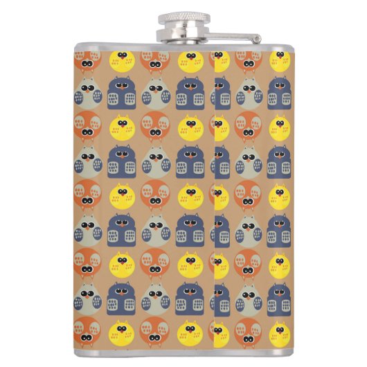 owlsパターン フラスク (裏面)