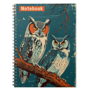 Owlsヴィンテージ ノートブック