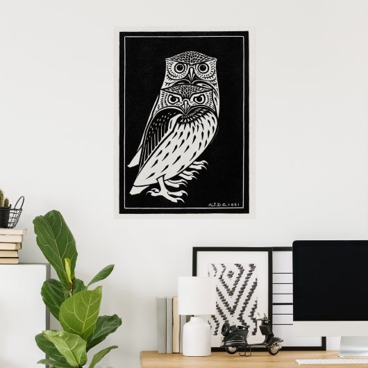 Owls ポスター (ホームオフィス)