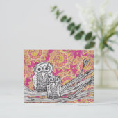 Owls 36はがき ポストカード (スタンド正面)