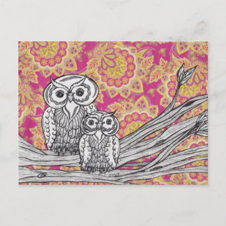 Owls 36はがき ポストカード