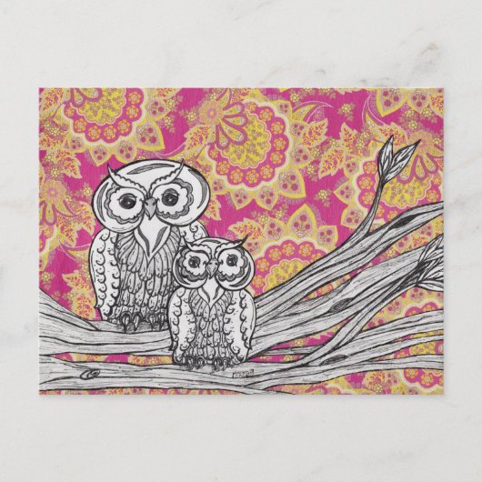 Owls 36はがき ポストカード (正面)