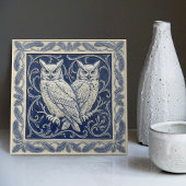 Owls Arts & Crafts Wall Decor タイル