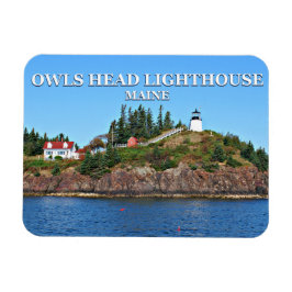 Owls Head Light House, Maine Photo Magnet マグネット