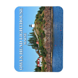 Owls Head Light House, Maine Photo Magnet マグネット