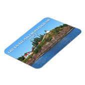 Owls Head Light House, Maine Photo Magnet マグネット (左側)