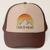 Owl's Head New Hampshire Retro キャップ (正面)