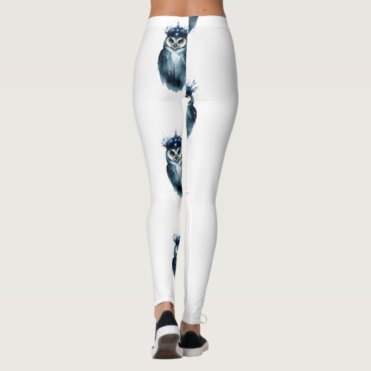 owls leggings レギンス (裏面)