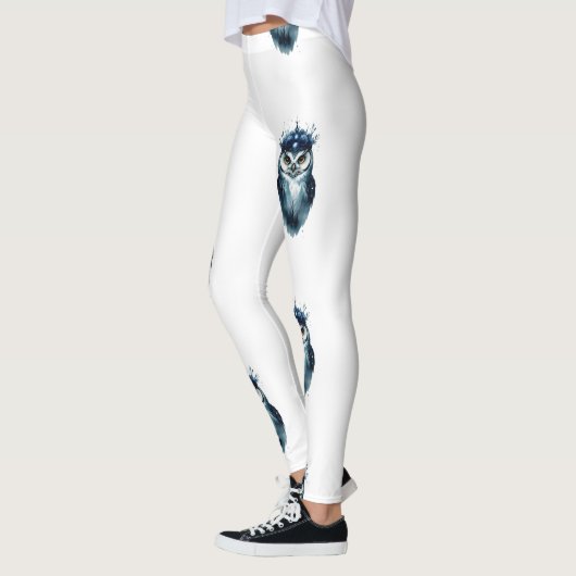 owls leggings レギンス (左)