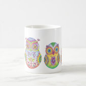 「Owlushka」家族 コーヒーマグカップ (中央)