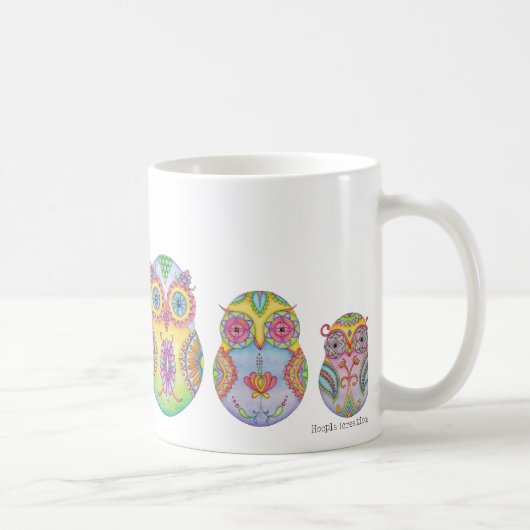 「Owlushka」家族 コーヒーマグカップ (右)