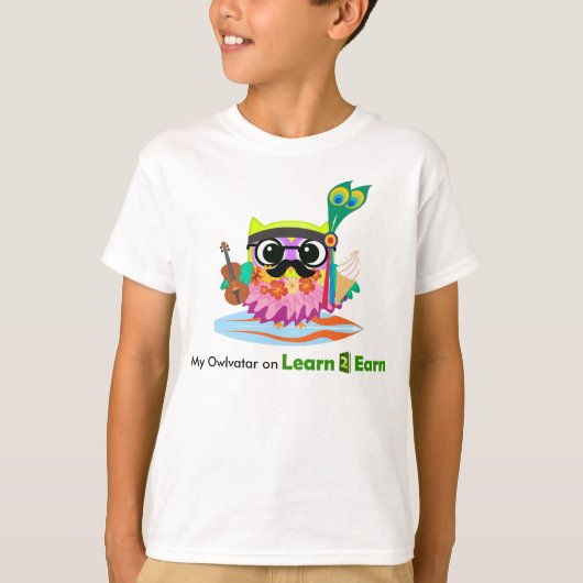 Owlvatarのワイシャツ Tシャツ (正面)